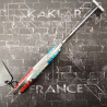 Honeycomb -006- Bleu Blanc Rouge Couteau de Chasse KAKLAR Ad Unum
