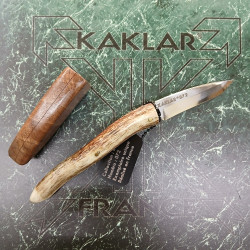 Manche en bois de daim 072-Couteau  de chasse KAKLAR