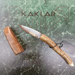 Manche en bois de daim 072-Couteau  de chasse KAKLAR