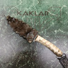 Manche en bois de cerf 068-Couteau  de chasse KAKLAR