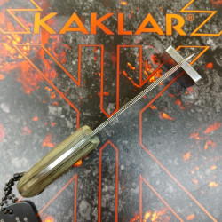 Manche en micarta VG10 -079- Couteau  de chasse KAKLAR