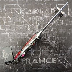 Honeycomb -008- Rose et Noir Couteau de Chasse KAKLAR Ad Unum