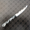Manche feuilles d'argent - Couteau Prestige lisse KAKLAR