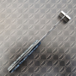 Manche feuilles d'argent - Couteau Prestige lisse KAKLAR