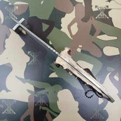 Manche en bois de cerf 086-Couteau  de chasse KAKLAR