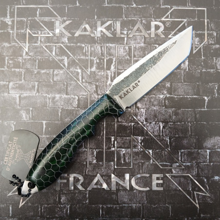 Honeycomb -010- Vert et Noir Couteau de Chasse KAKLAR Ad Unum