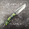 Honeycomb -012- Vert Phosphorescent Couteau de Chasse KAKLAR Ad Unum
