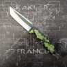 Honeycomb -012- Vert Phosphorescent Couteau de Chasse KAKLAR Ad Unum