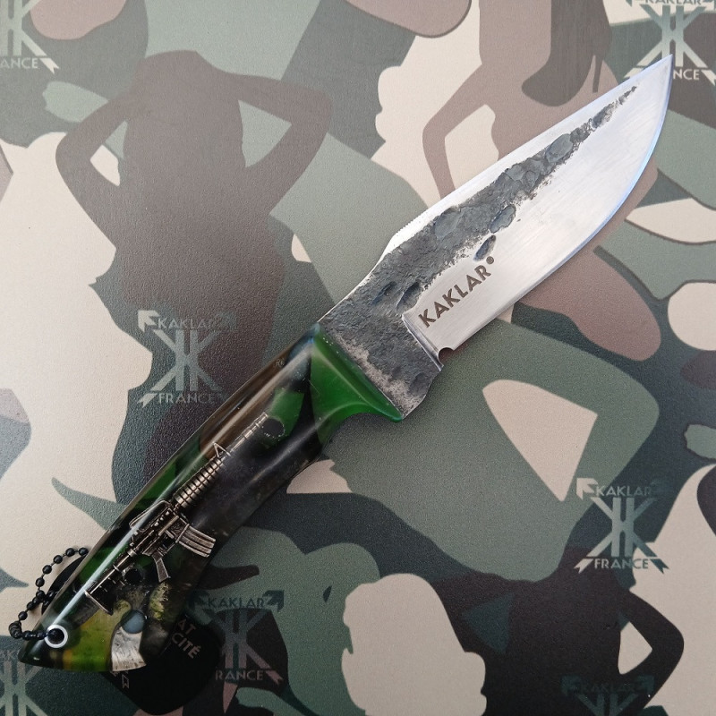 KMG -013- AR15 Camo Couteau de Chasse KAKLAR Ad Unum