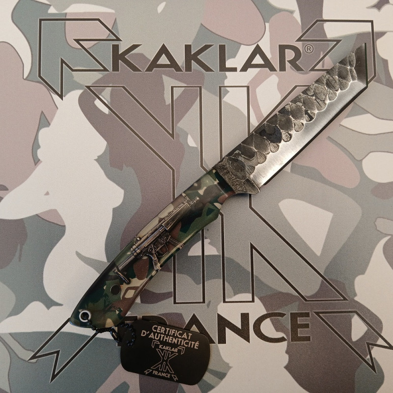 KMG -023- MP5 Camo Couteau de Chasse KAKLAR Ad Unum