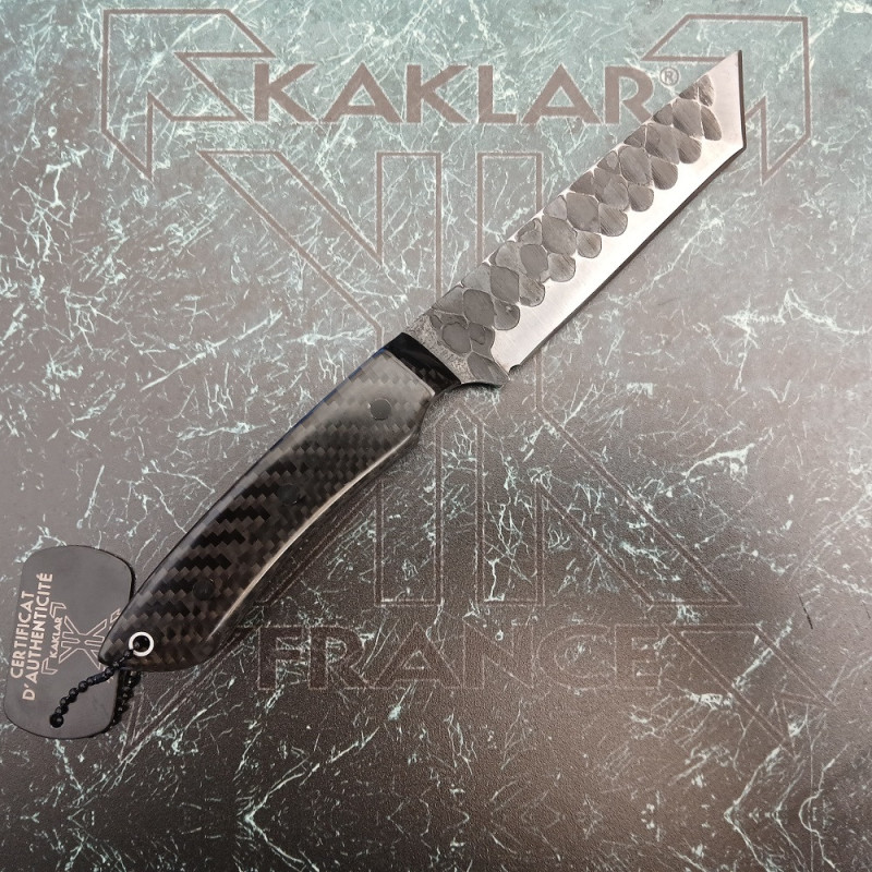 Kontakt -025- Carbone Couteau de chasse KAKLAR Ad Unum