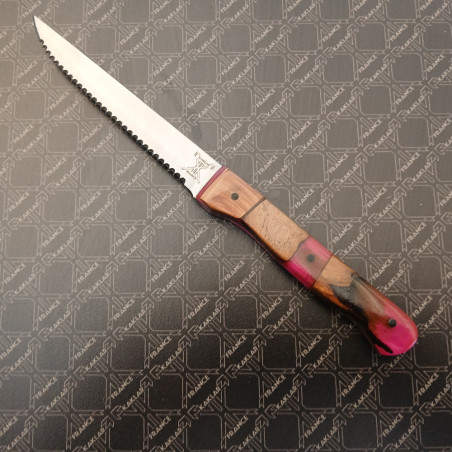 Loupe de Cade et Résine - Couteaux de luxe à crans KAKLAR