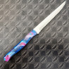 [Vendu] Résine - Bleu et rose  - Couteaux de luxe à crans KAKLAR