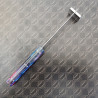 [Vendu] Résine - Bleu et rose  - Couteaux de luxe à crans KAKLAR
