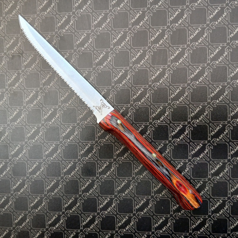 Bois multicolore  - Couteaux de luxe à crans KAKLAR