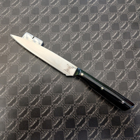 [vendu] Manche en corne de zébu - Couteau Prestige lisse KAKLAR
