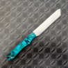 Manche bleu camouflage serpent - Couteau Prestige lisse KAKLAR