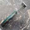 [vendu] Acier VG10 et Manche en loupe d'érable stabilisé bleu-039- Couteau fer de lance KAKLAR
