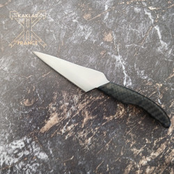 [VENDU] Manche en résine et carbone noir -040- Couteau fer de lance KAKLAR