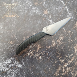[VENDU] Manche en résine et carbone noir -040- Couteau fer de lance KAKLAR