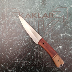 Manche en bois de cade et bois de rose 047-Couteau  de chasse KAKLAR