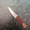 Manche en bois de cade et bois de rose 047-Couteau  de chasse KAKLAR