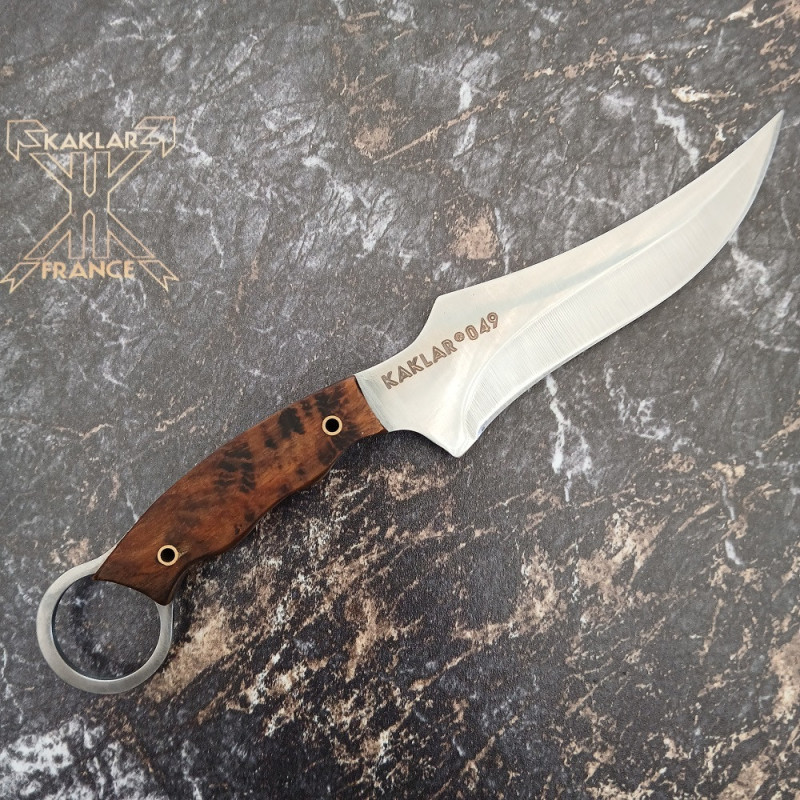 Manche en bois de fer 049-Couteau  de chasse KAKLAR