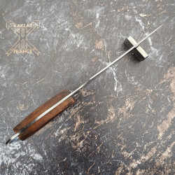 Manche en bois de fer 049-Couteau  de chasse KAKLAR