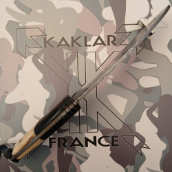 Manche en os et corne de buffle-056 Couteau BRUT de chasse KAKLAR