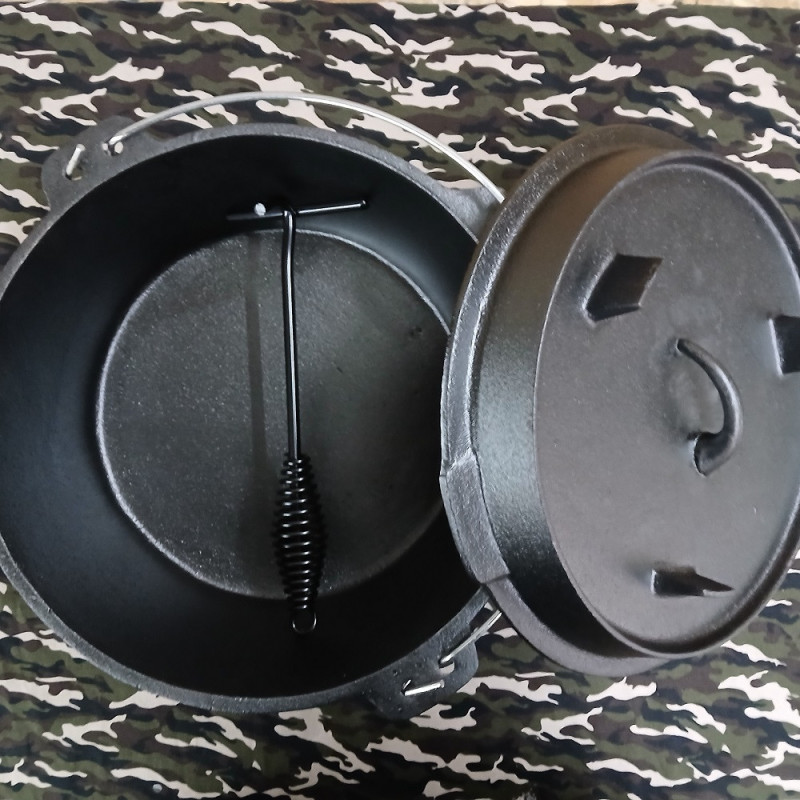 9L Cocotte en fonte KAKLAR - Volume de 9 Litres Ø30cm