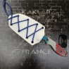 Honeycomb -006- Bleu Blanc Rouge Couteau de Chasse KAKLAR Ad Unum