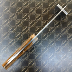 Résine orange marbrée- Couteau Prestige lisse KAKLAR